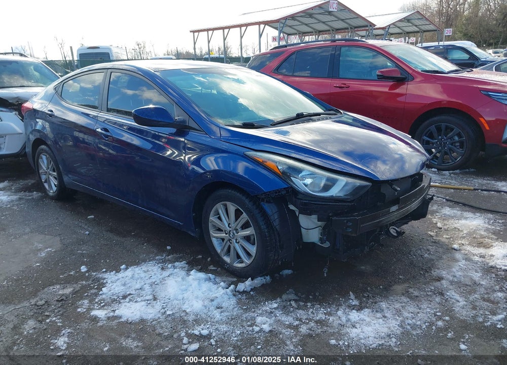 2015 HYUNDAI ELANTRA SE VIN: 5NPDH4AE8FH621316