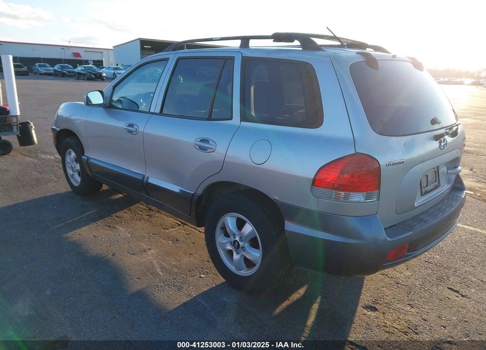 2005 HYUNDAI SANTA FE GLS VIN: KM8SC13D25U905520
