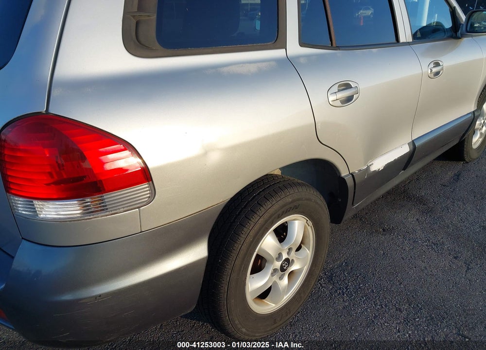 2005 HYUNDAI SANTA FE GLS VIN: KM8SC13D25U905520
