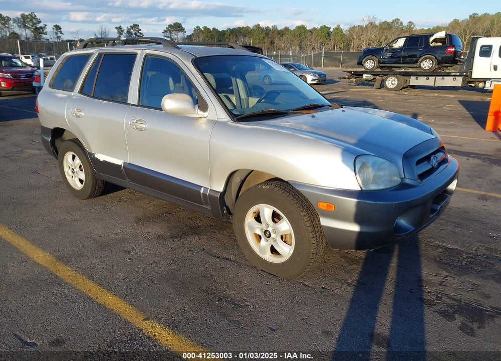 2005 HYUNDAI SANTA FE GLS VIN: KM8SC13D25U905520