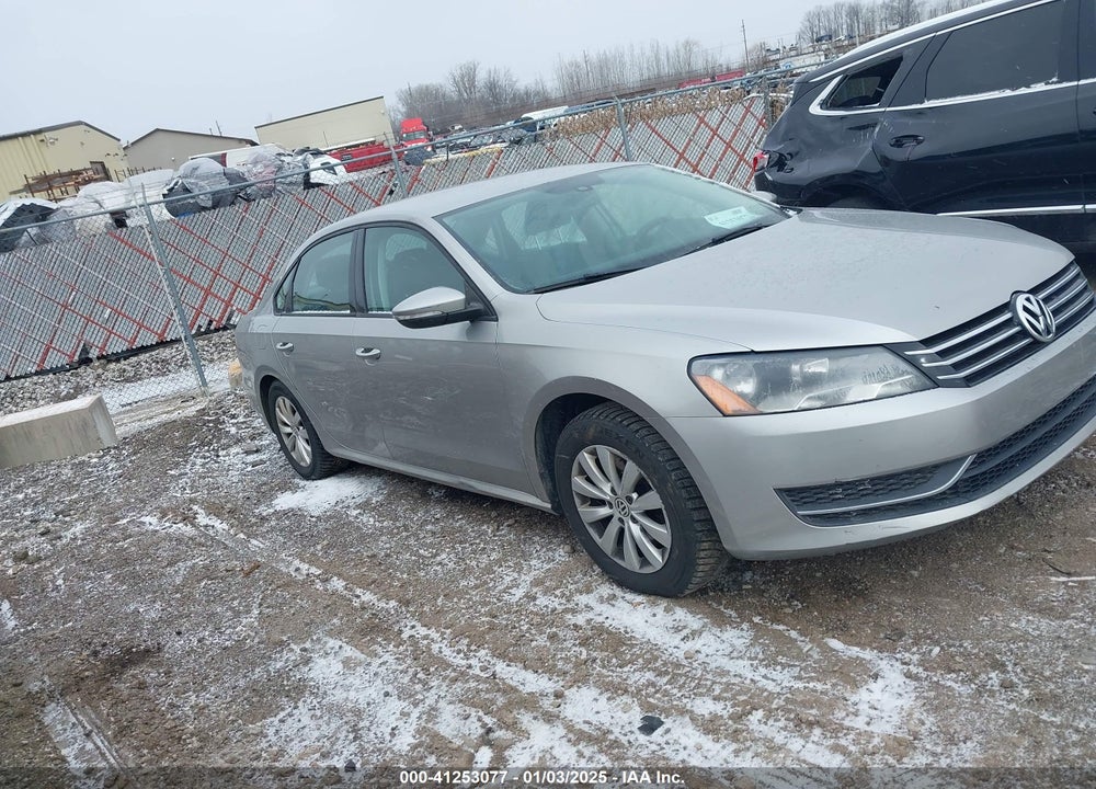 2012 VOLKSWAGEN PASSAT 2.5L S VIN: 1VWAP7A3XCC034710