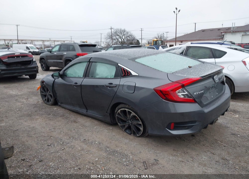 2019 HONDA CIVIC VIN: 2HGFC2F80KH588640