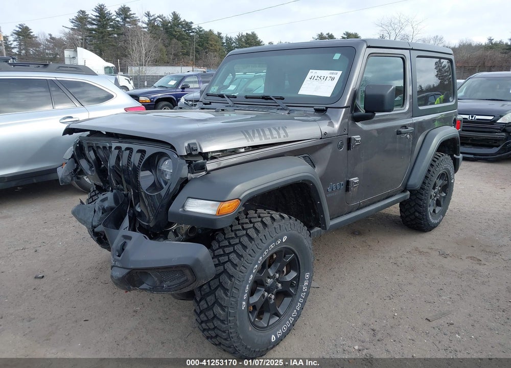 2021 JEEP WRANGLER WILLYS 4X4 VIN: 1C4GJXAN4MW728521