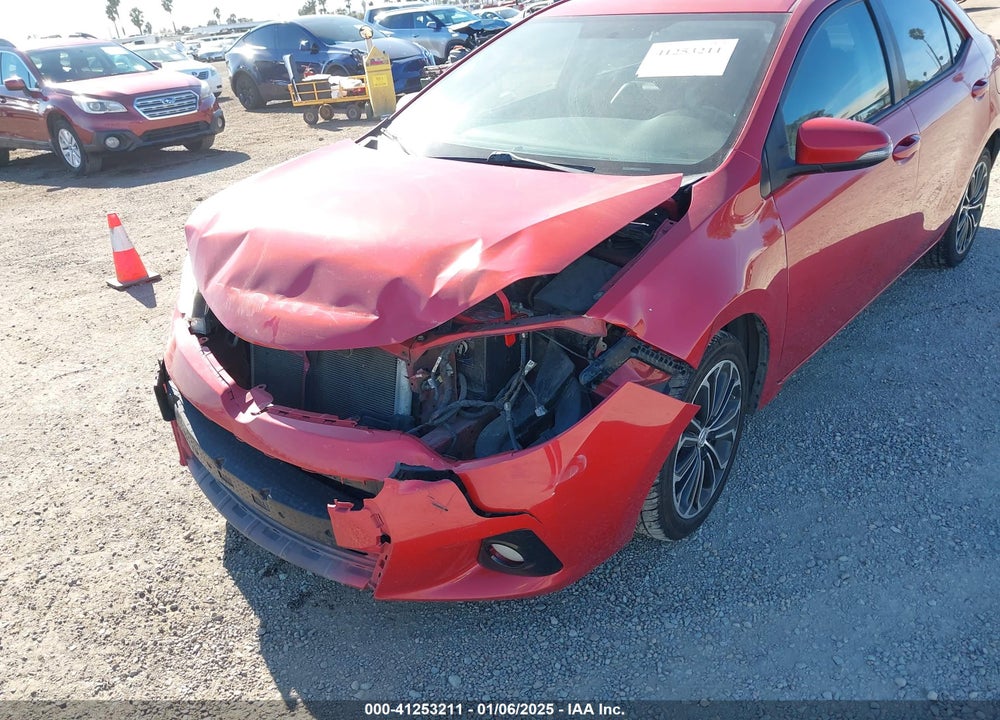 2016 TOYOTA COROLLA VIN: 5YFBURHE5GP424923