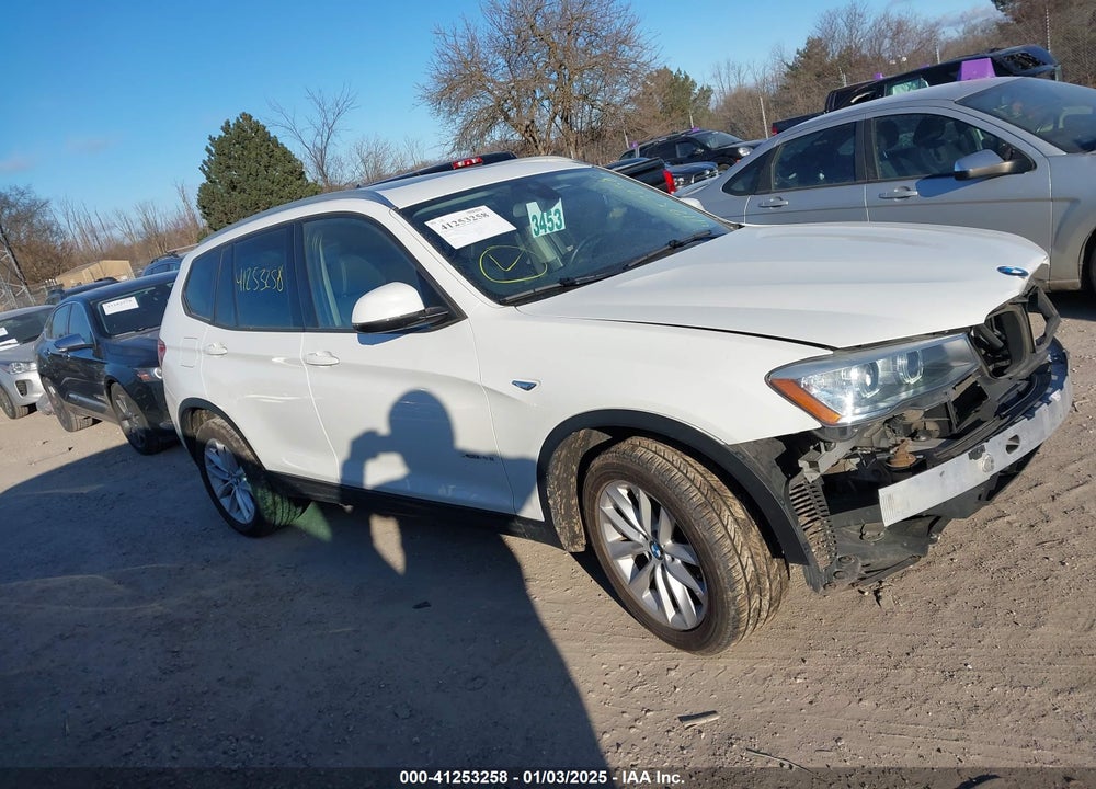2015 BMW X3 XDRIVE28I VIN: 5UXWX9C57F0D59129
