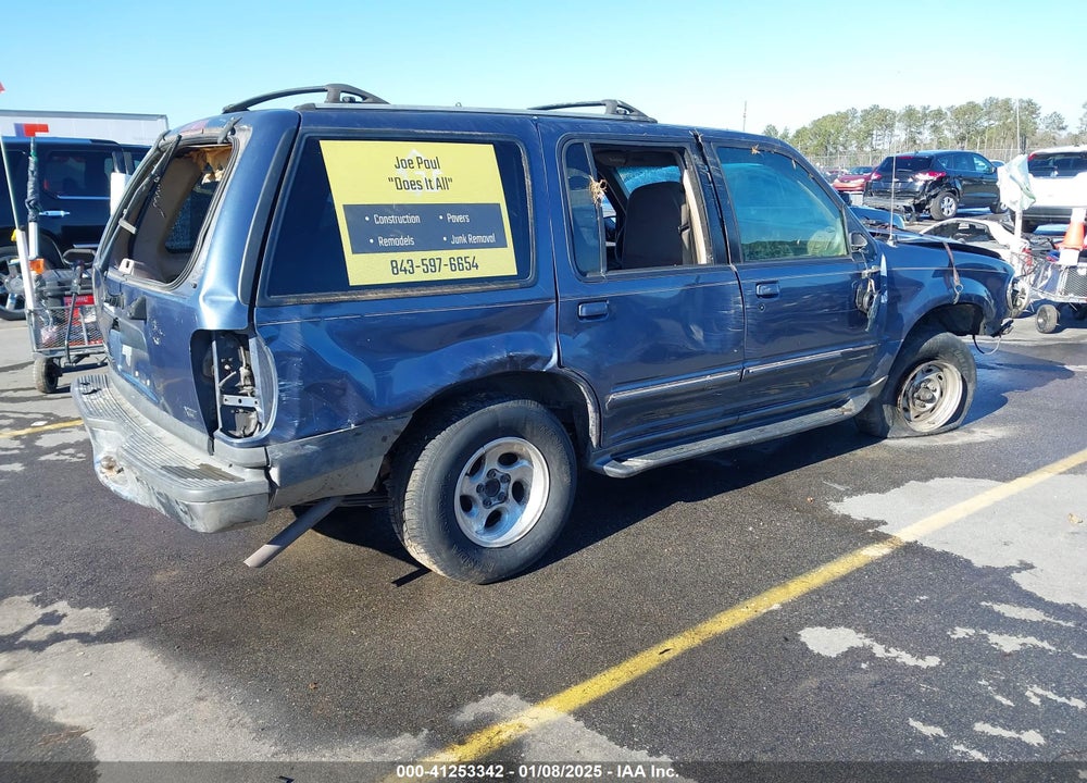 2000 FORD EXPLORER XLT VIN: 1FMZU63X1YZC22797