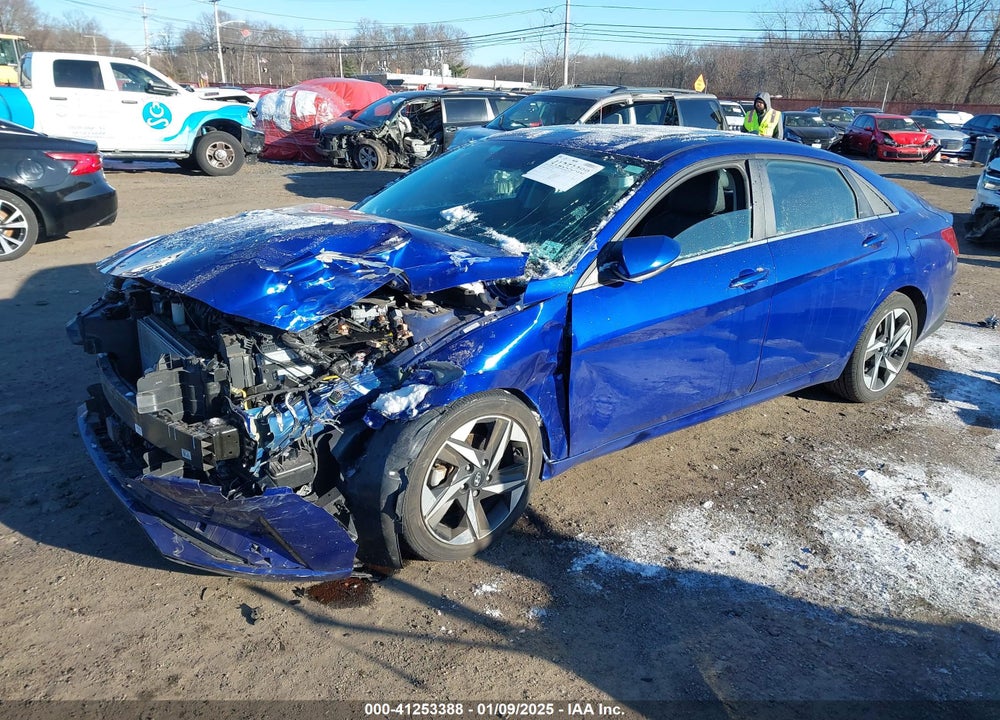 2021 HYUNDAI ELANTRA VIN: KMHLP4AG8MU069606