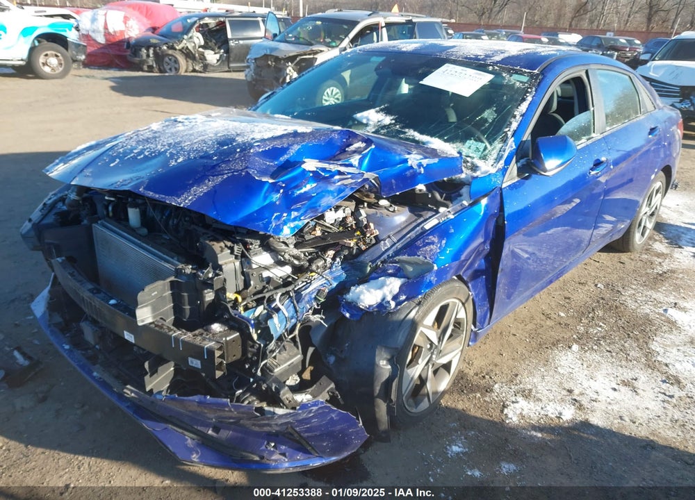 2021 HYUNDAI ELANTRA VIN: KMHLP4AG8MU069606