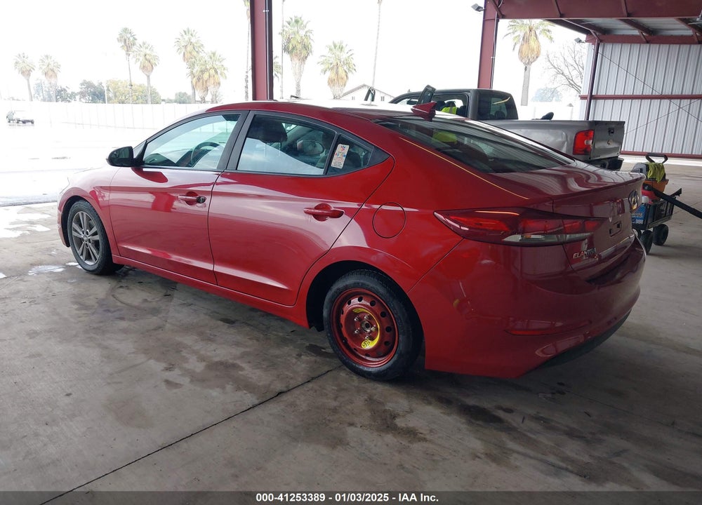 2017 HYUNDAI ELANTRA SE VIN: KMHD84LF6HU417687