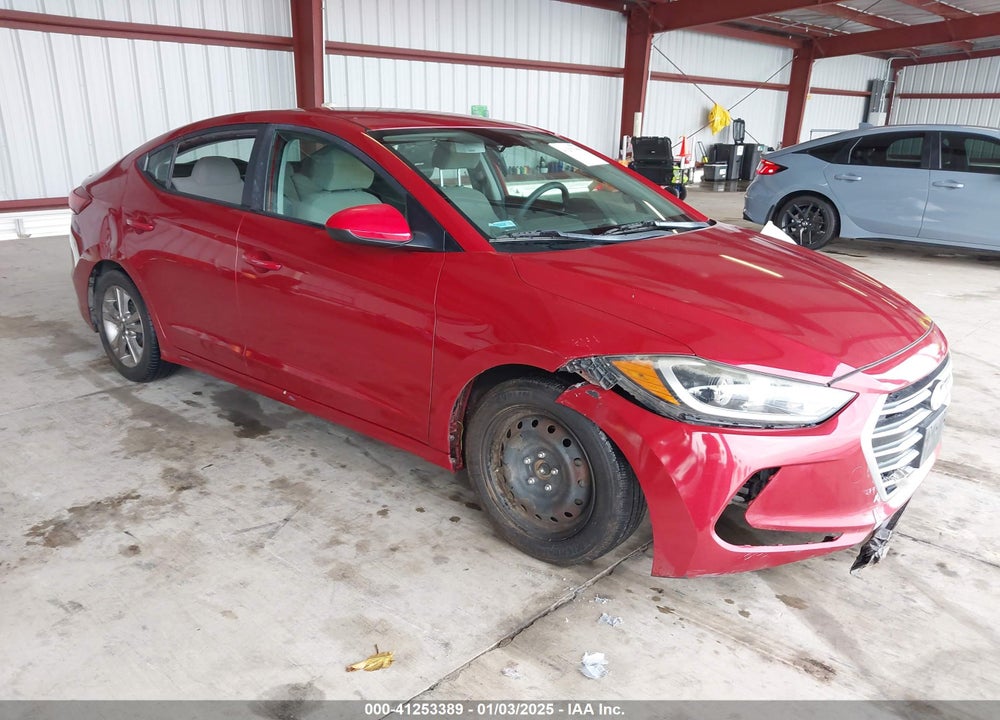 2017 HYUNDAI ELANTRA SE VIN: KMHD84LF6HU417687