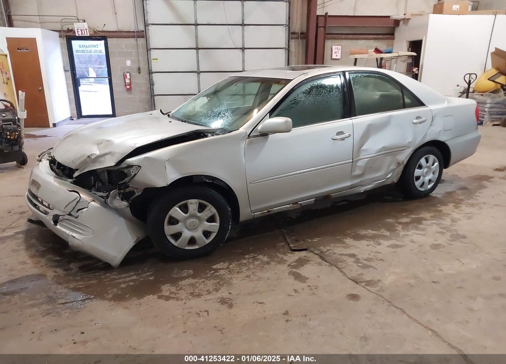 2002 TOYOTA CAMRY LE VIN: 4T1BE32K32U595430