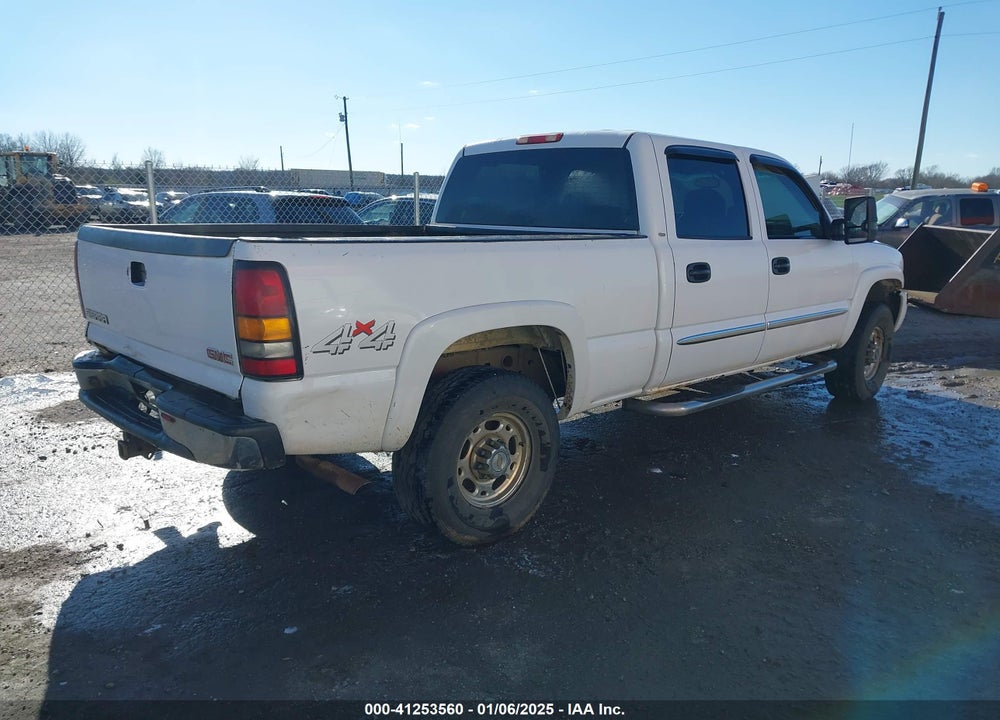 2005 GMC SIERRA 1500HD SLE VIN: 1GTGK13U05F811217