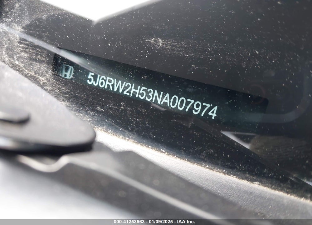 2022 HONDA CR-V AWD EX VIN: 5J6RW2H53NA007974
