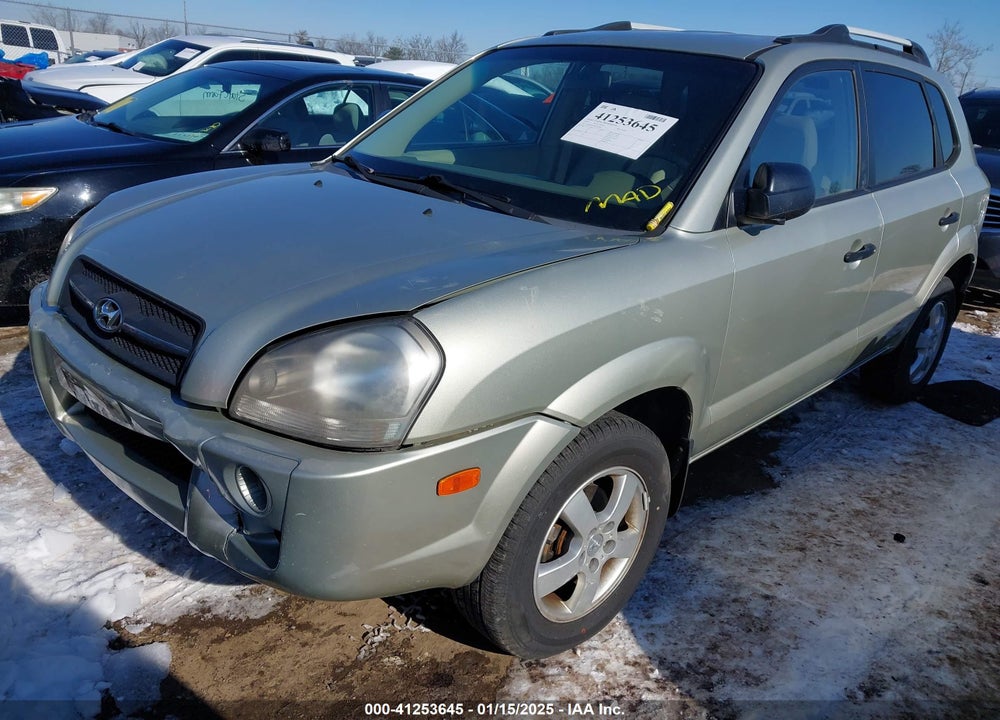 2007 HYUNDAI TUCSON GLS VIN: KM8JM12B17U609061