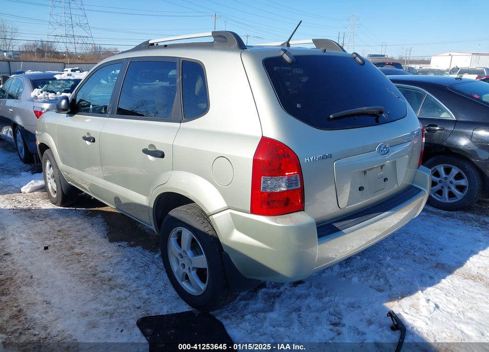 2007 HYUNDAI TUCSON GLS VIN: KM8JM12B17U609061