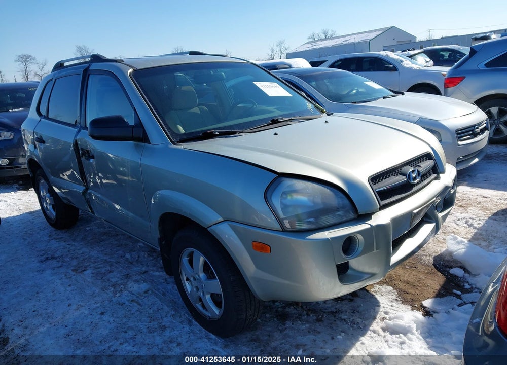 2007 HYUNDAI TUCSON GLS VIN: KM8JM12B17U609061
