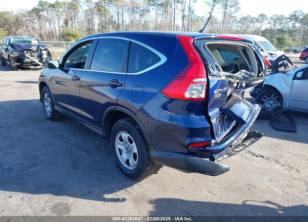 2015 HONDA CR-V LX VIN: 3CZRM3H38FG704005