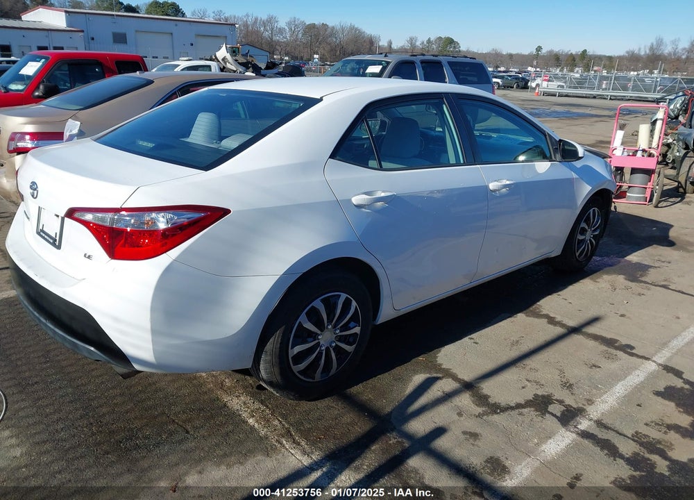 2015 TOYOTA COROLLA LE VIN: 2T1BURHE8FC277401