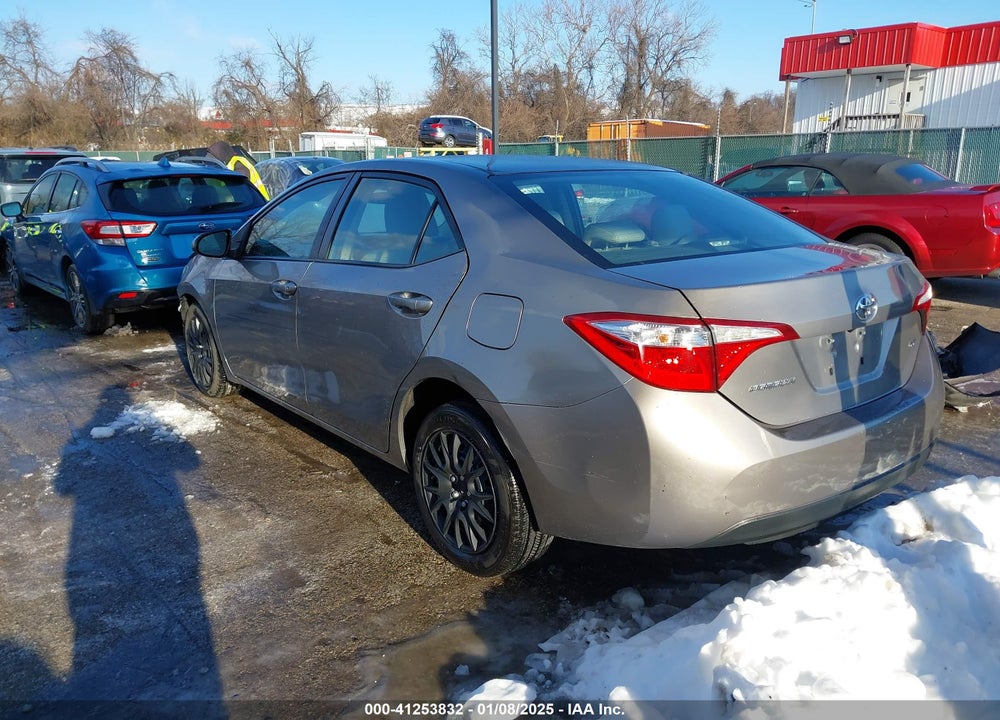 2015 TOYOTA COROLLA LE VIN: 2T1BURHE2FC304978