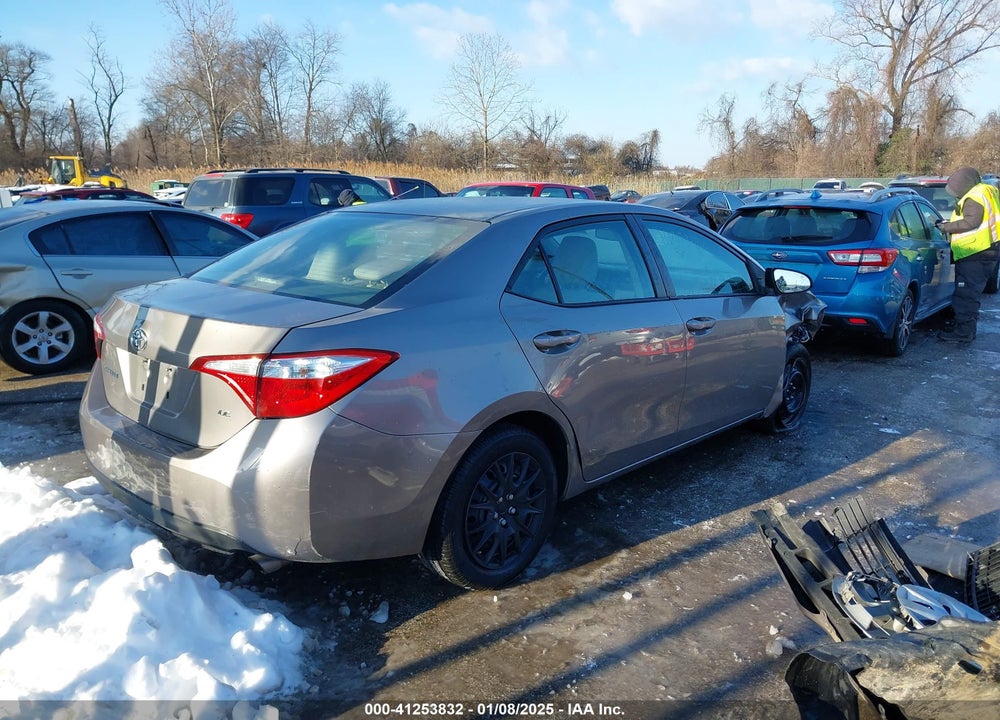 2015 TOYOTA COROLLA LE VIN: 2T1BURHE2FC304978