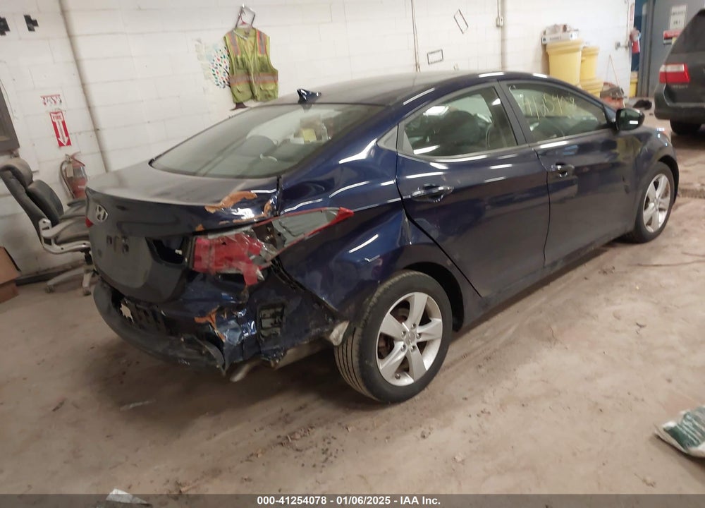 2013 HYUNDAI ELANTRA GLS VIN: 5NPDH4AEXDH408493