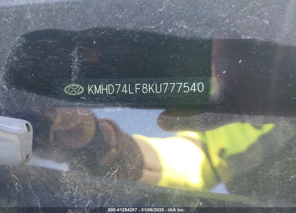 2019 HYUNDAI ELANTRA SE VIN: KMHD74LF8KU777540