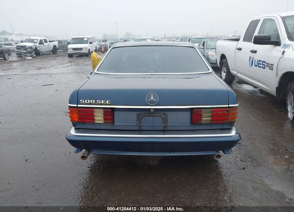 1985 MERCEDES-BENZ 500 SEC VIN: WDBCA44D6FA126492
