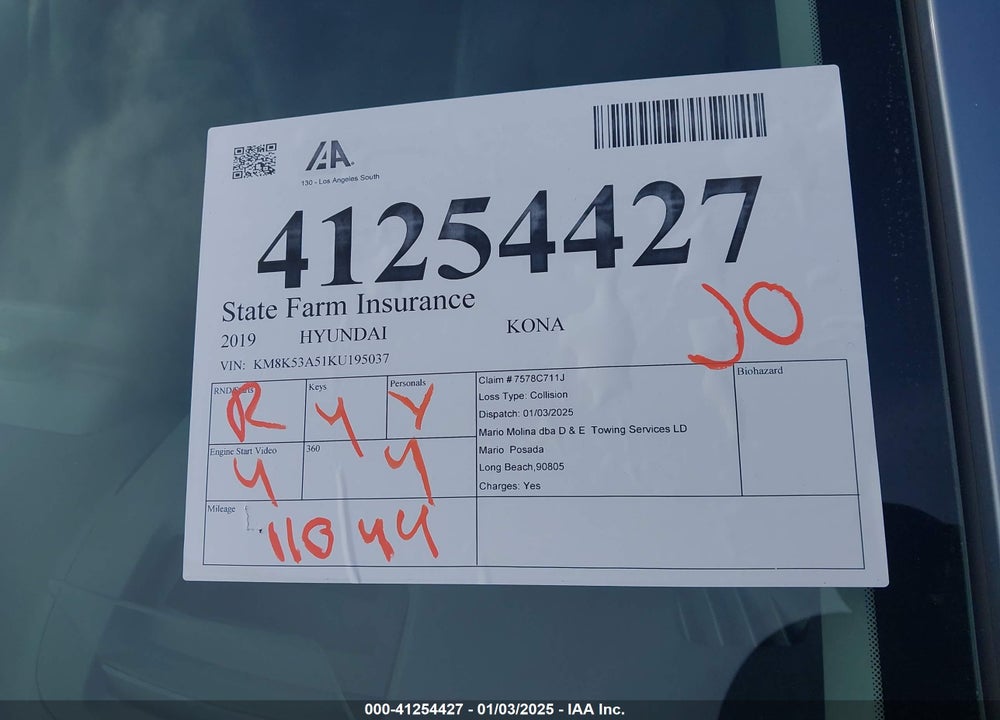2019 HYUNDAI KONA ULTIMATE VIN: KM8K53A51KU195037