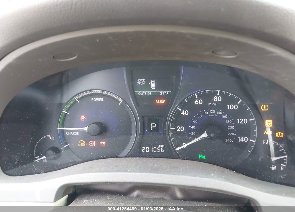 2010 LEXUS RX 450H VIN: JTJBC1BA3A2024324