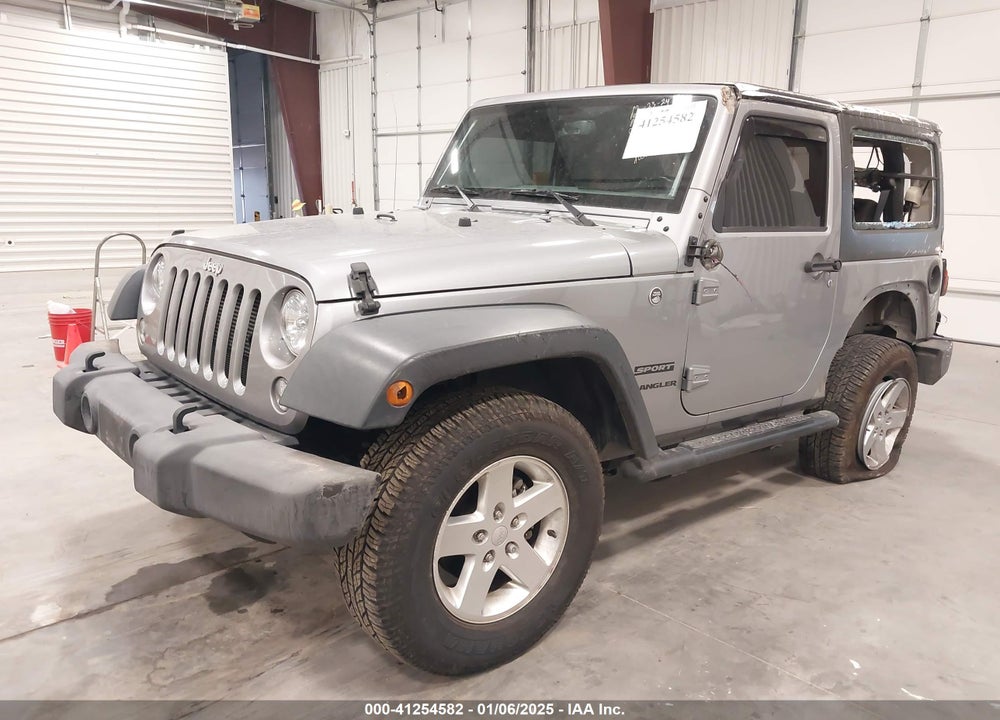 2016 JEEP WRANGLER SPORT VIN: 1C4AJWAG7GL148171