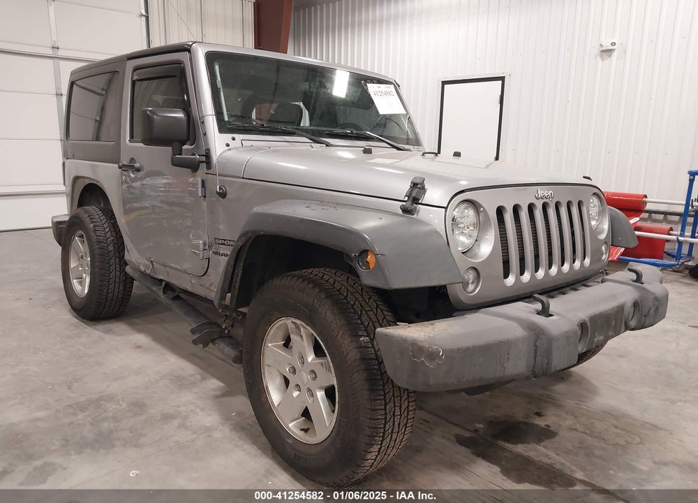 2016 JEEP WRANGLER SPORT VIN: 1C4AJWAG7GL148171