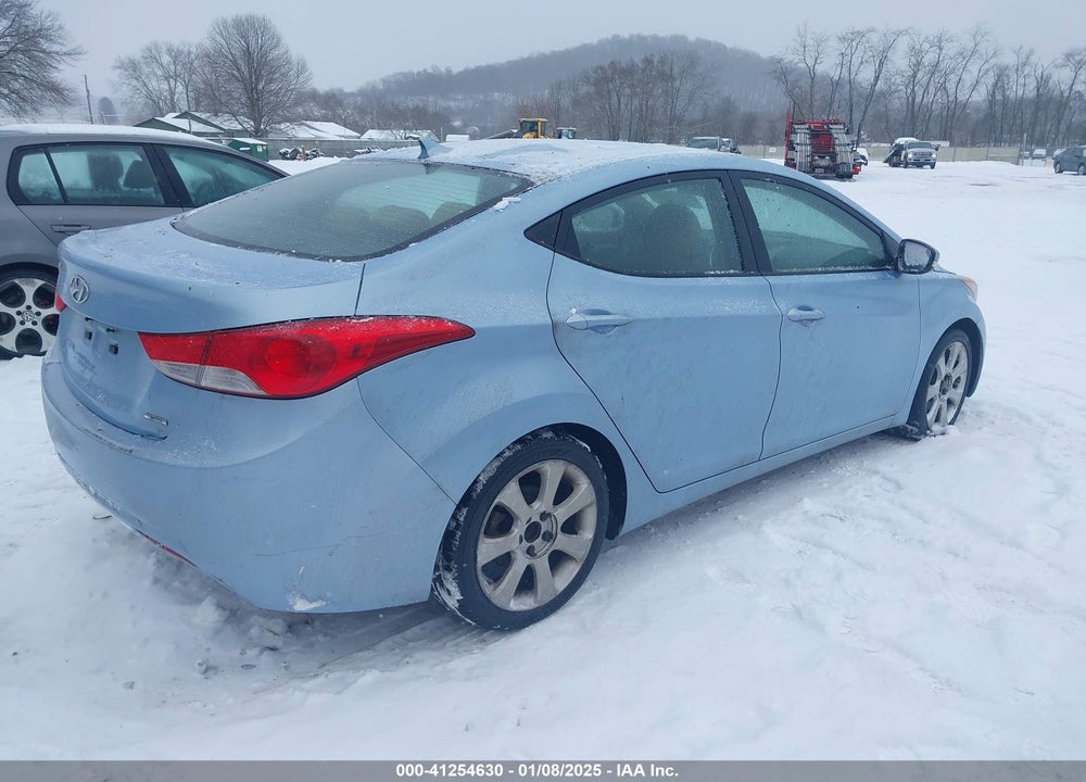 2011 HYUNDAI ELANTRA LIMITED (ULSAN PLANT) VIN: KMHDH4AE3BU110365