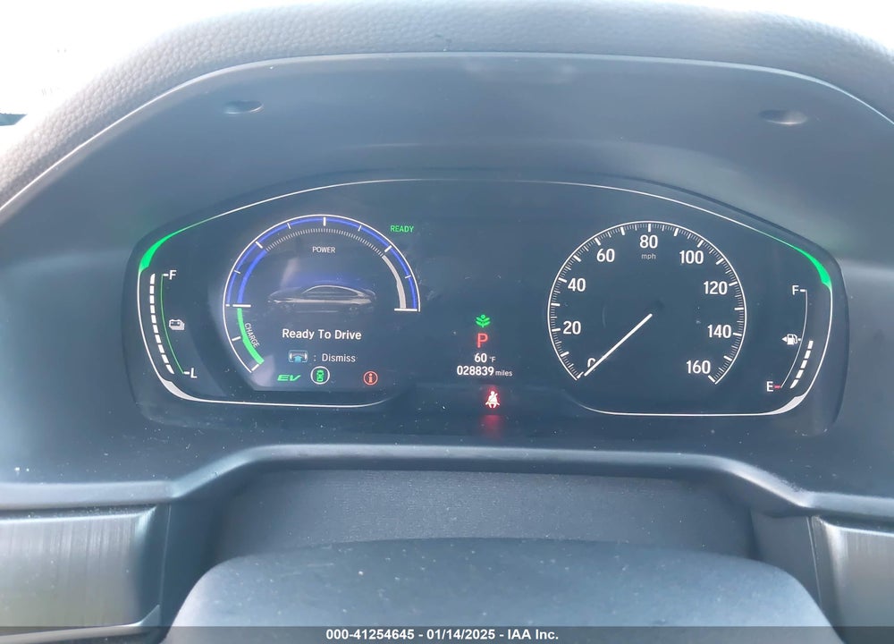 2019 HONDA ACCORD HYBRID VIN: 1HGCV3F15KA012319
