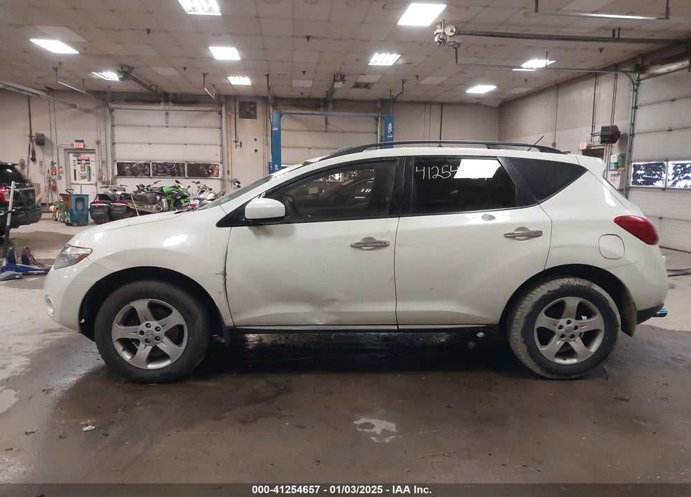 2009 NISSAN MURANO S VIN: JN8AZ18W59W104748