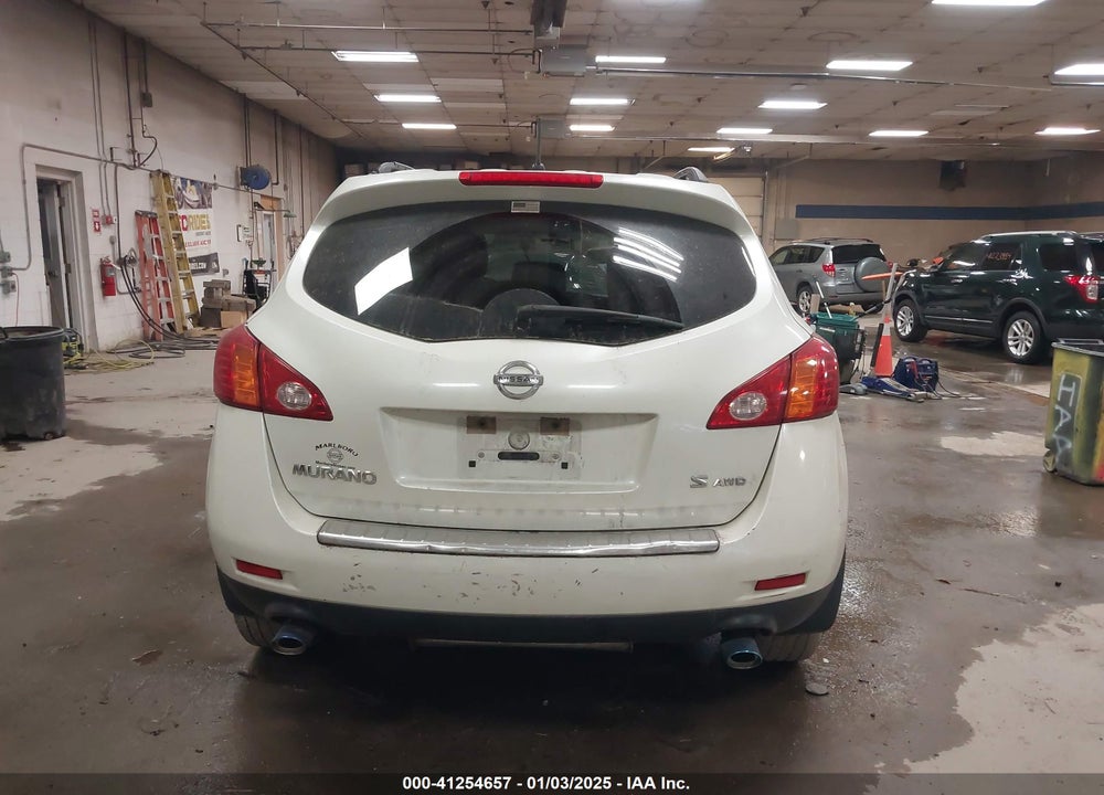 2009 NISSAN MURANO S VIN: JN8AZ18W59W104748