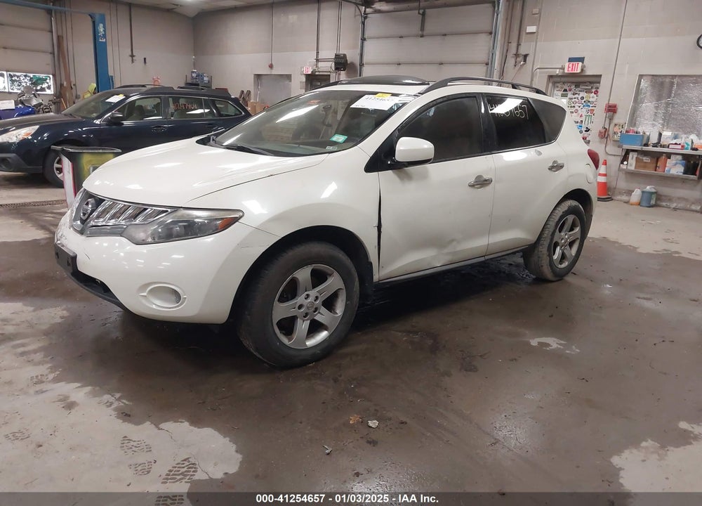 2009 NISSAN MURANO S VIN: JN8AZ18W59W104748