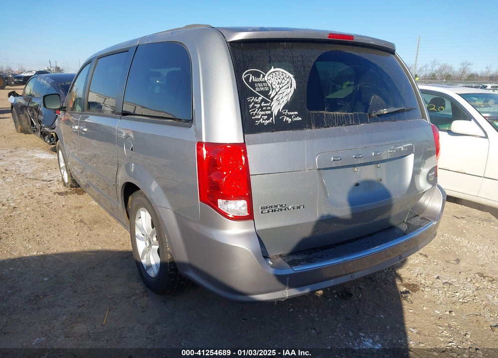 2014 DODGE GRAND CARAVAN SXT VIN: 2C4RDGCG6ER365504