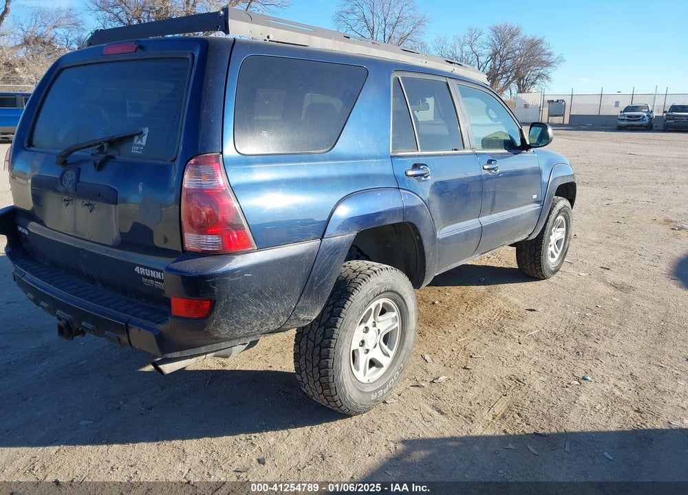 2004 TOYOTA 4RUNNER SR5 V6 VIN: JTEZU14R648012117