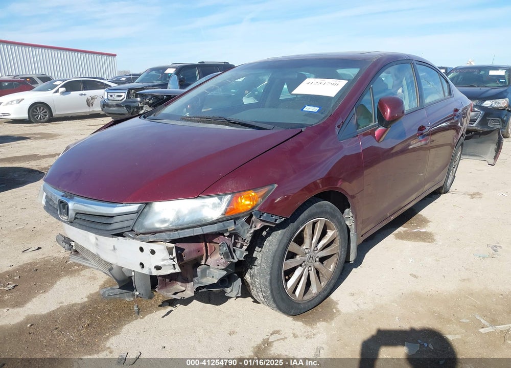 2012 HONDA CIVIC EX VIN: 2HGFB2F83CH591794
