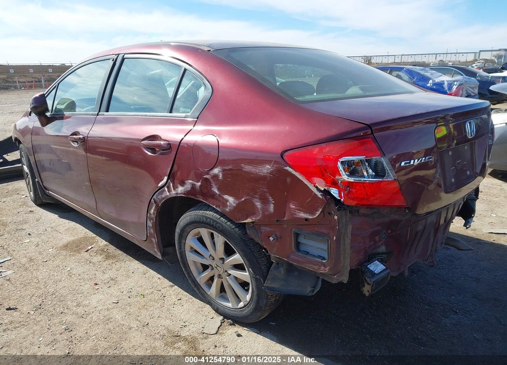 2012 HONDA CIVIC EX VIN: 2HGFB2F83CH591794