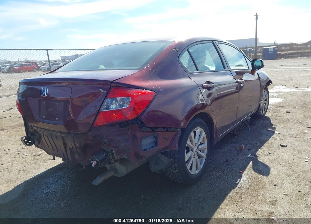 2012 HONDA CIVIC EX VIN: 2HGFB2F83CH591794