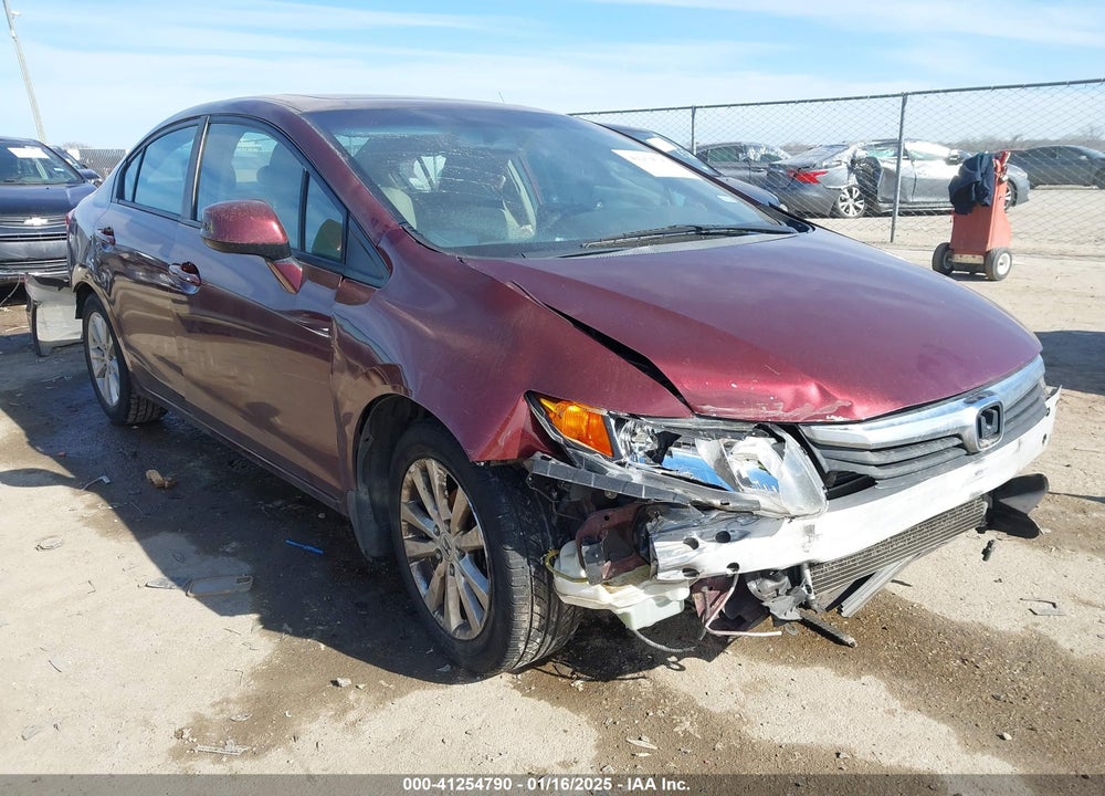 2012 HONDA CIVIC EX VIN: 2HGFB2F83CH591794