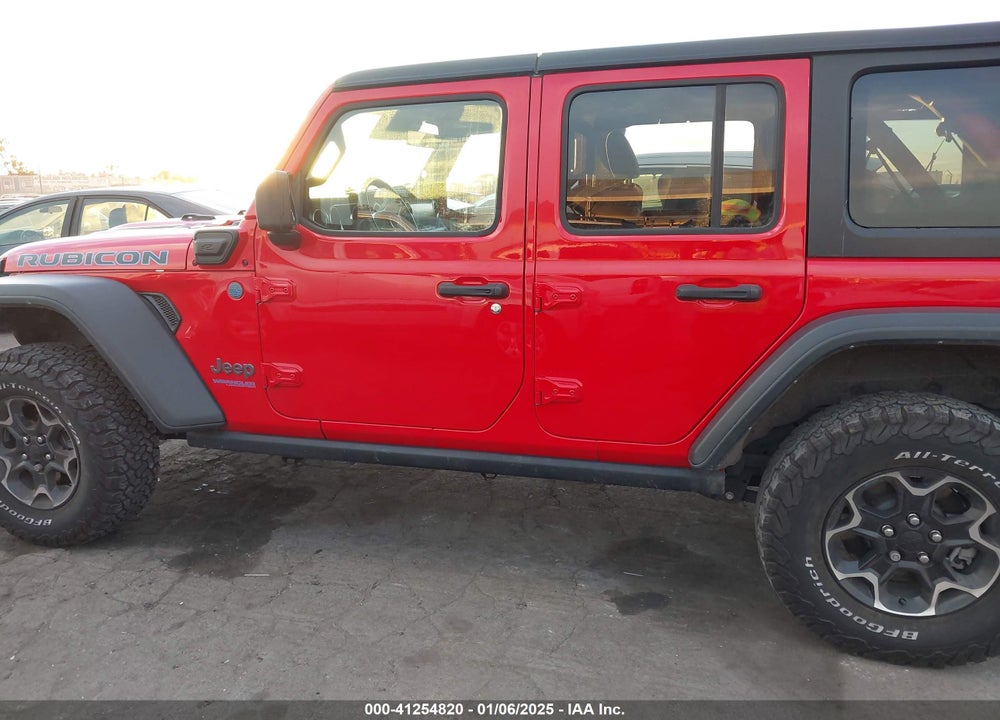 2022 JEEP WRANGLER 4XE UNLIMITED RUBICON 4X4 VIN: 1C4JJXR63NW206709
