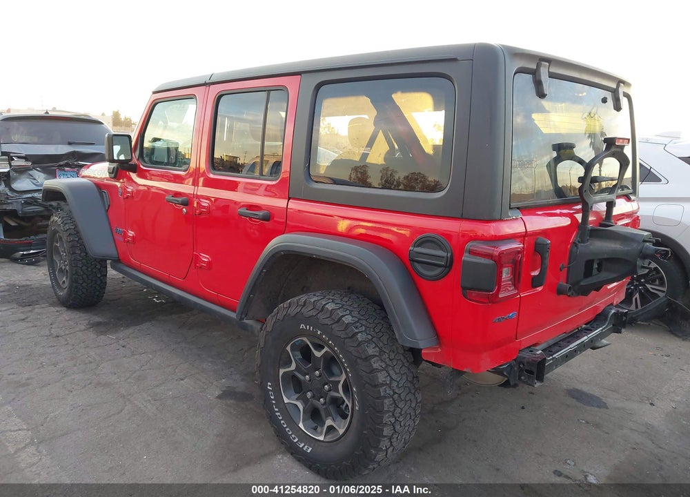 2022 JEEP WRANGLER 4XE UNLIMITED RUBICON 4X4 VIN: 1C4JJXR63NW206709