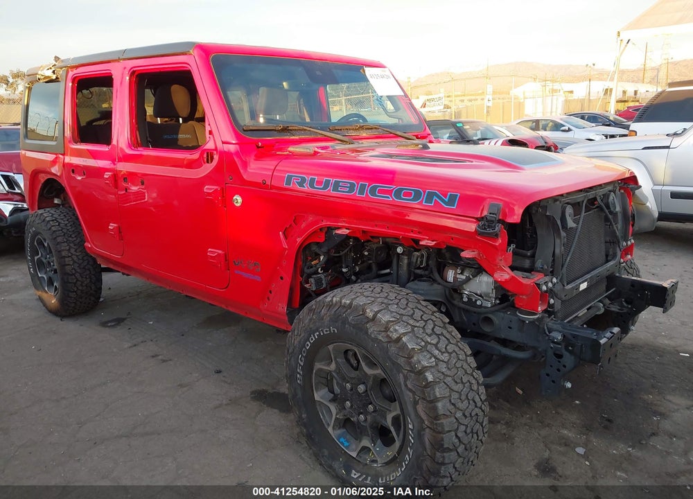 2022 JEEP WRANGLER 4XE UNLIMITED RUBICON 4X4 VIN: 1C4JJXR63NW206709
