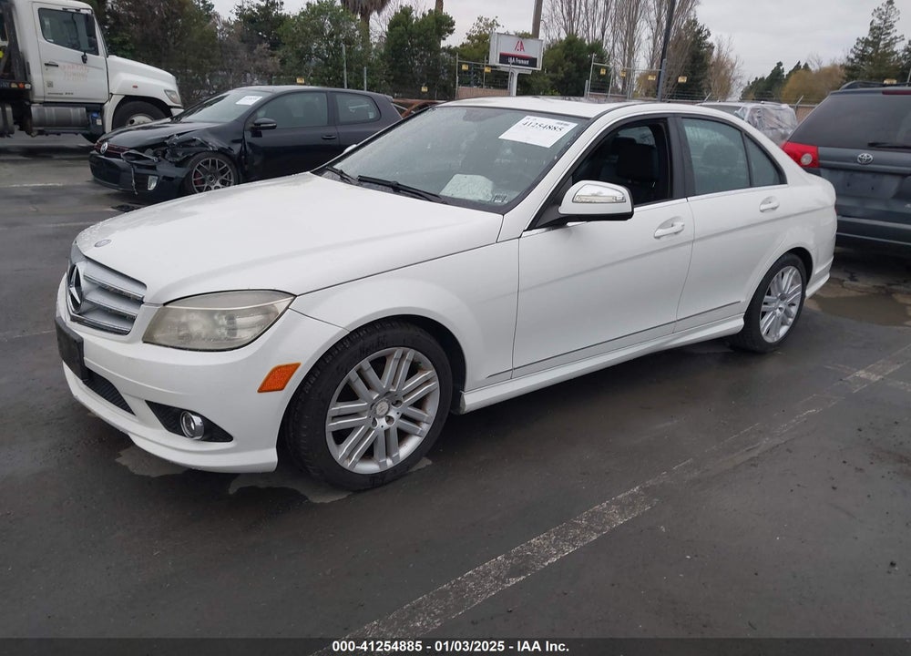 2008 MERCEDES-BENZ C 300 LUXURY/SPORT VIN: WDDGF54XX8F076339