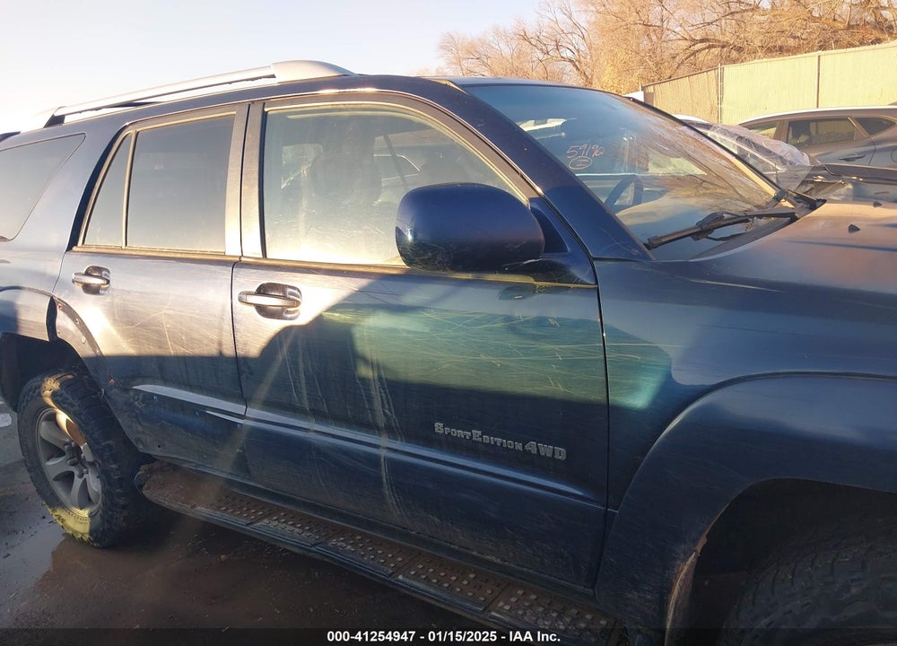 2004 TOYOTA 4RUNNER SR5 SPORT V8 VIN: JTEBT14R148017231