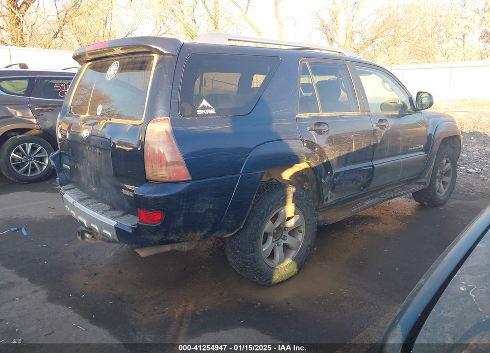 2004 TOYOTA 4RUNNER SR5 SPORT V8 VIN: JTEBT14R148017231