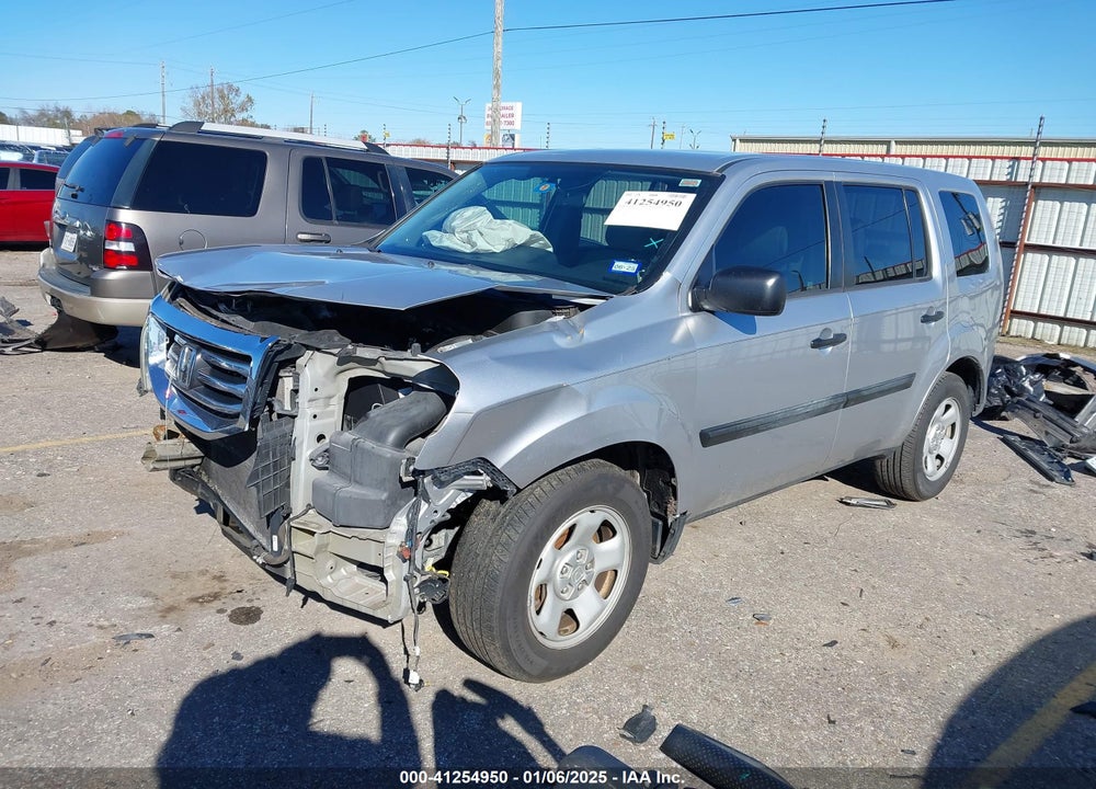 2013 HONDA PILOT VIN: 5FNYF3H27DB036560