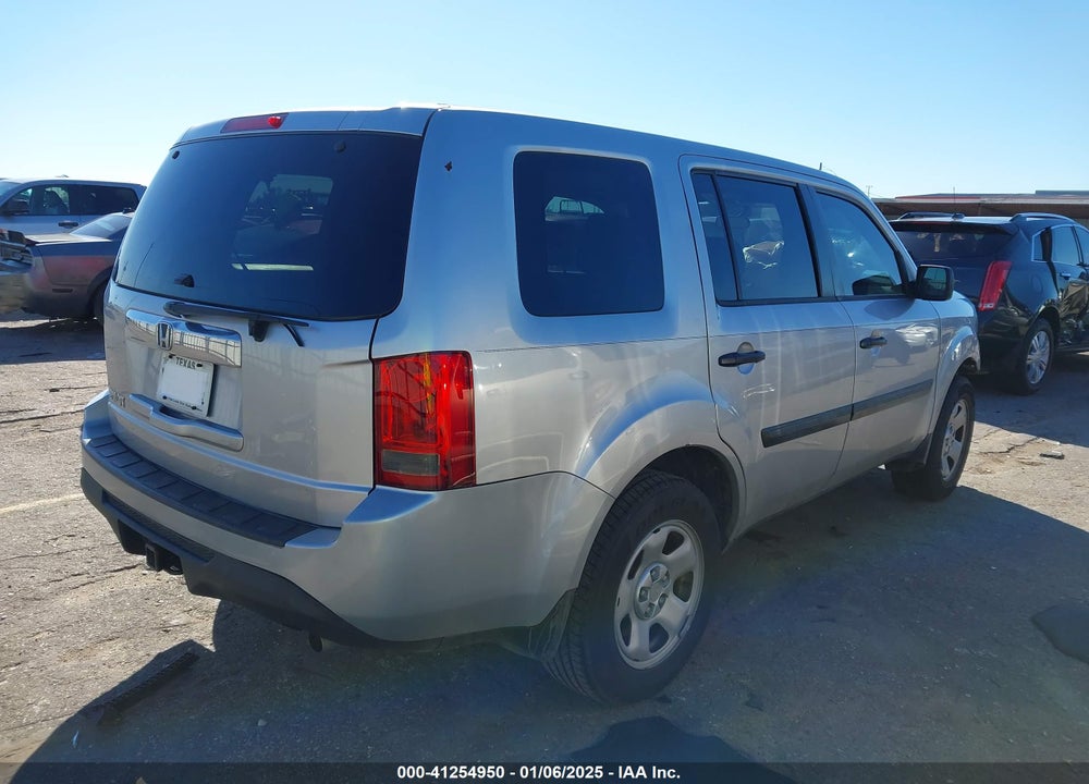 2013 HONDA PILOT VIN: 5FNYF3H27DB036560